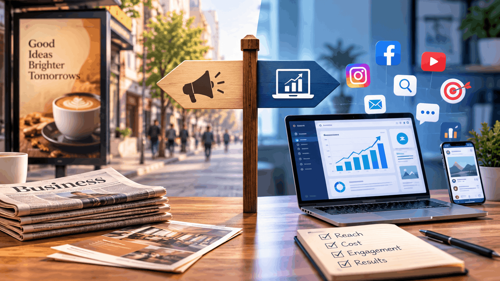 Offline vs Online Marketing: Key Differences & Benefits